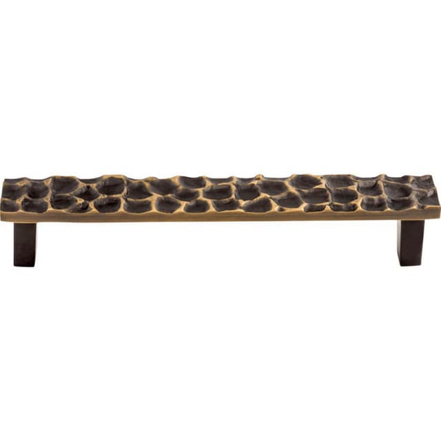 Top Knobs Cobblestone Series 6-5/16" (160 mm) Center to Center Brass Antique Pull, - TK306BA