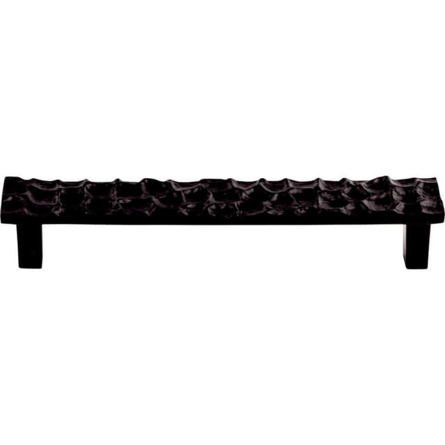 Top Knobs Cobblestone Series 6-5/16" (160 mm) Center to Center Coal Black Pull, - TK306CB