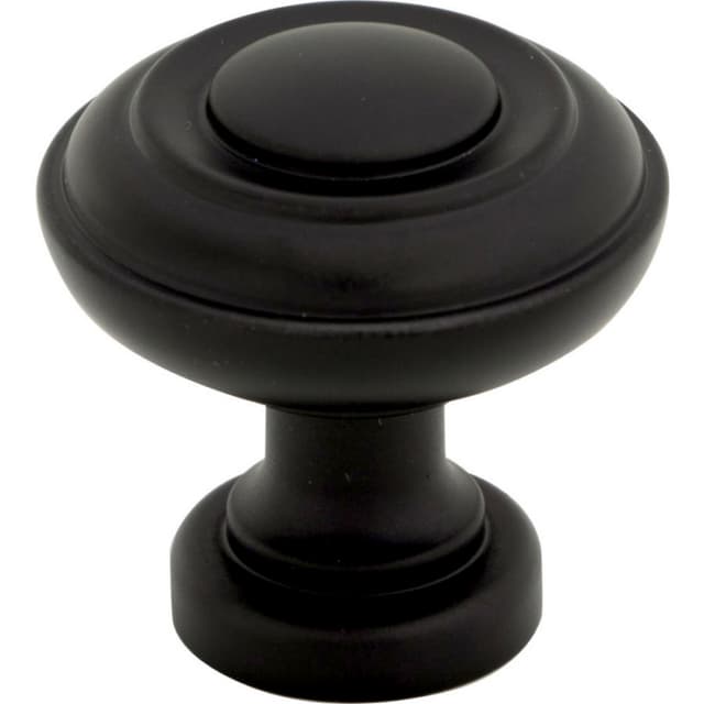 Top Knobs Regent's Park Series 1-1/4" (32 mm) Diameter Flat BlackKnob, - TK3070BLK