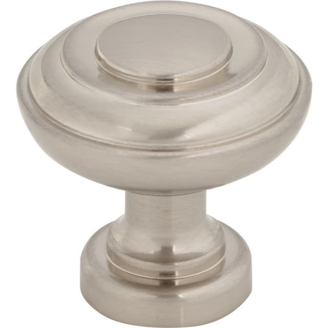 Top Knobs Regent's Park Series 1-1/4" (32 mm) Diameter Brushed Satin NickelKnob, - TK3070BSN