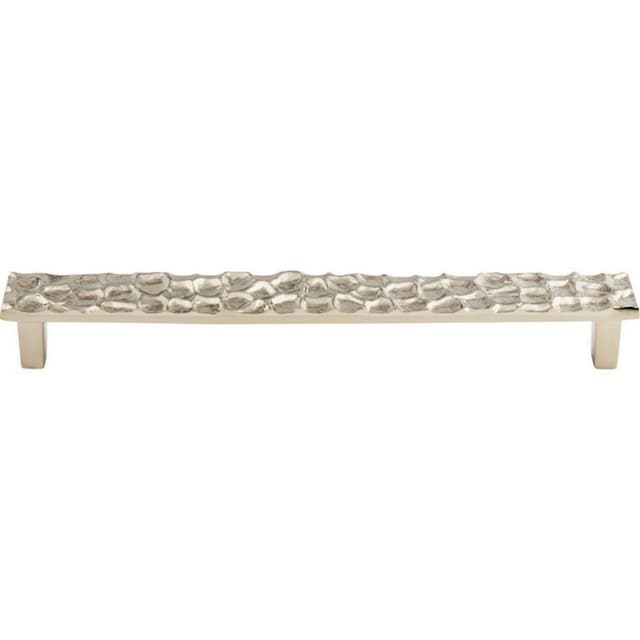 Top Knobs Cobblestone Series 8-13/16" (224 mm) Center to Center Polished Nickel Pull, - TK308PN