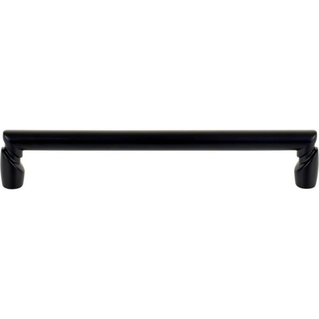 Top Knobs Morris Series 6-5/16" (160 mm) Center to Center Flat Black Pull, - TK3134BLK
