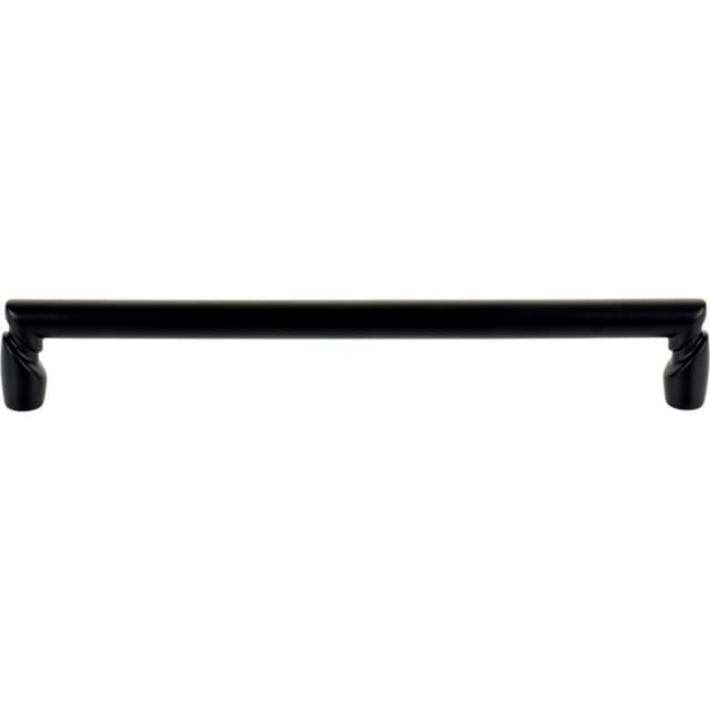 Top Knobs Morris Series 7-9/16" (192 mm) Center to Center Flat Black Pull, - TK3135BLK