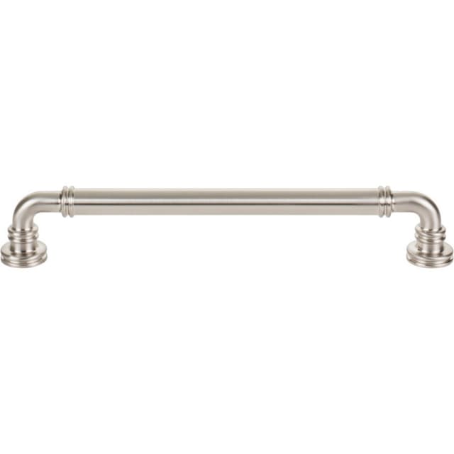 Top Knobs Morris Series 7-9/16" (192 mm) Center to Center Brushed Satin Nickel Pull, - TK3144BSN