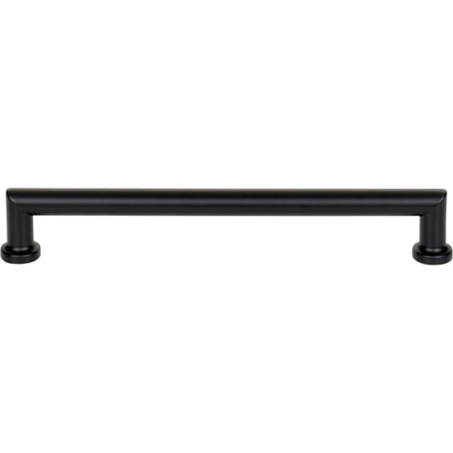 Top Knobs Morris Series 7-9/16" (192 mm) Center to Center Flat Black Pull, - TK3154BLK