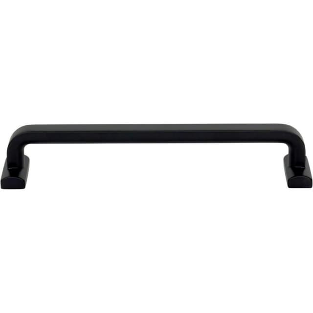 Top Knobs Morris Series 6-5/16" (160 mm) Center to Center Flat Black Pull, - TK3164BLK