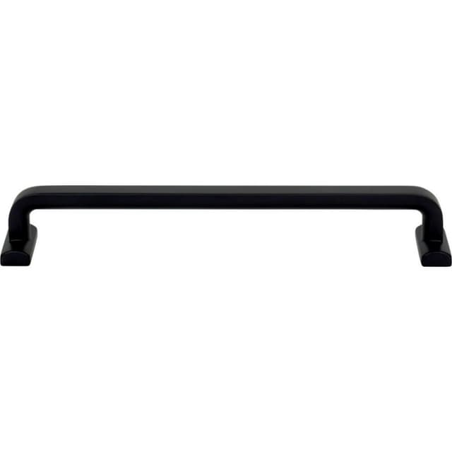 Top Knobs Morris Series 7-9/16" (192 mm) Center to Center Flat Black Pull, - TK3165BLK