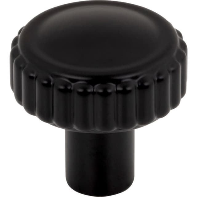 Top Knobs Coddington-Holden Series 1-1/4" (32 mm) Diameter Flat BlackKnob, - TK3180BLK