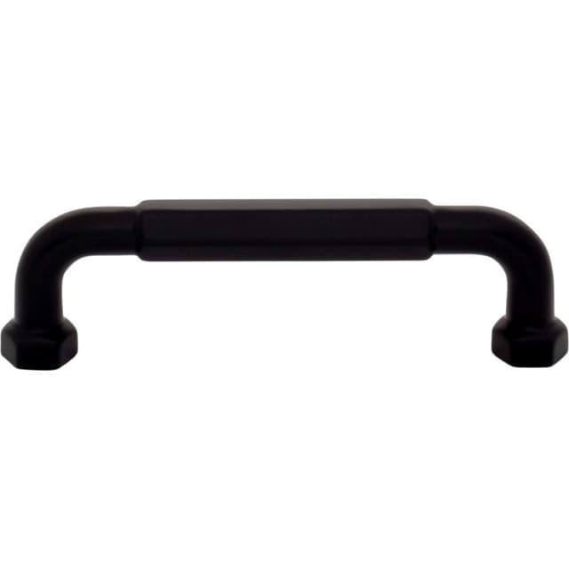 Top Knobs Coddington-Dustin Series 3-3/4" (96 mm) Center to Center Flat Black Pull, - TK3201BLK
