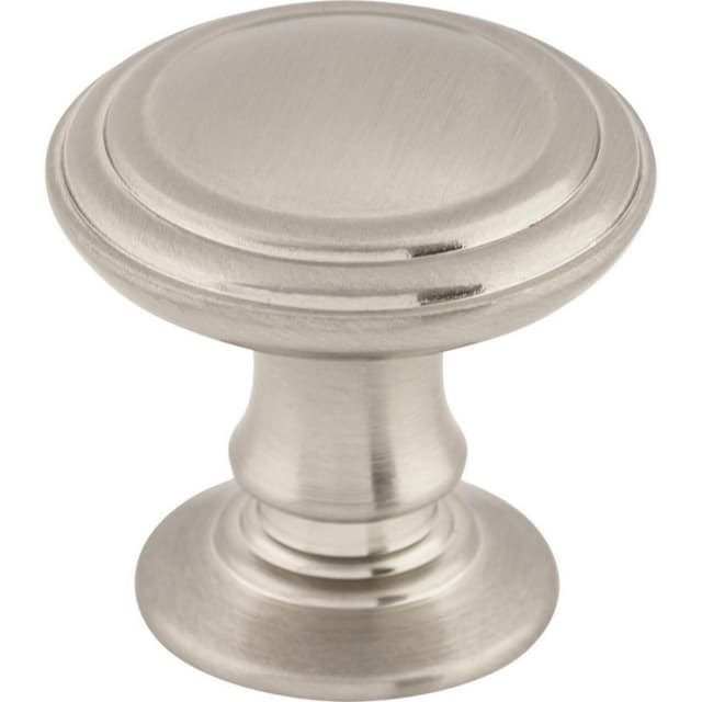 Top Knobs Chareau Series 1-1/4" (32 mm) Diameter Brushed Satin NickelKnob, - TK320BSN