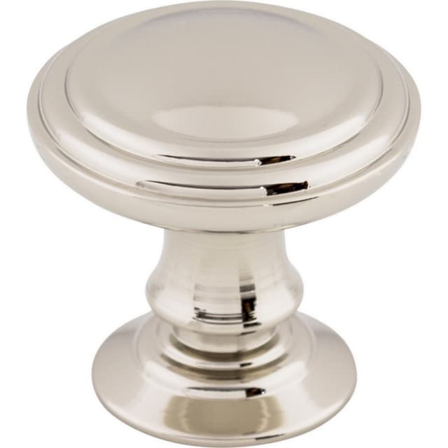 Top Knobs Chareau Series 1-1/4" (32 mm) Diameter Polished NickelKnob, - TK320PN