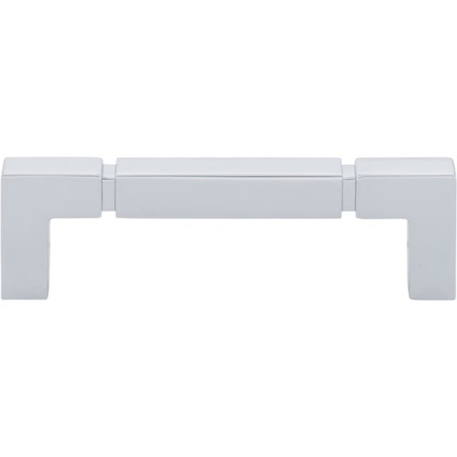 Top Knobs Coddington-Langston Series 3-3/4" (96 mm) Center to Center Polished Chrome Pull, - TK3221PC