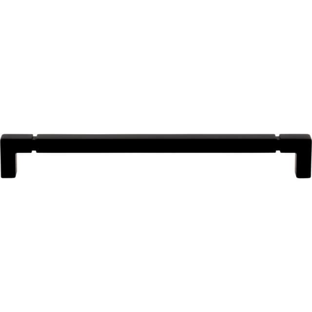 Top Knobs Coddington-Langston Series 8-13/16" (224 mm) Center to Center Flat Black Pull, - TK3225BLK