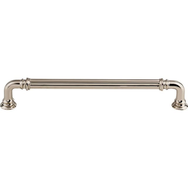 Top Knobs Chareau Series 7" (178 mm) Center to Center Polished Nickel Pull, - TK324PN