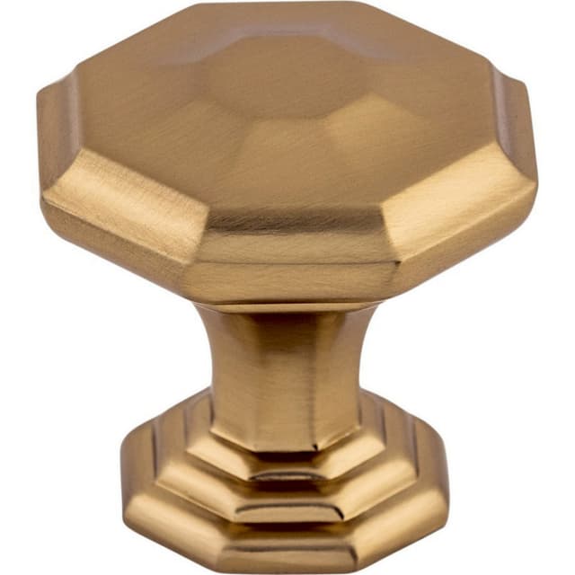 Top Knobs Chareau Series 1-1/8 in (28.5 mm) L x 1-1/8 in (29 mm) W Honey Bronze Knob, - TK340HB