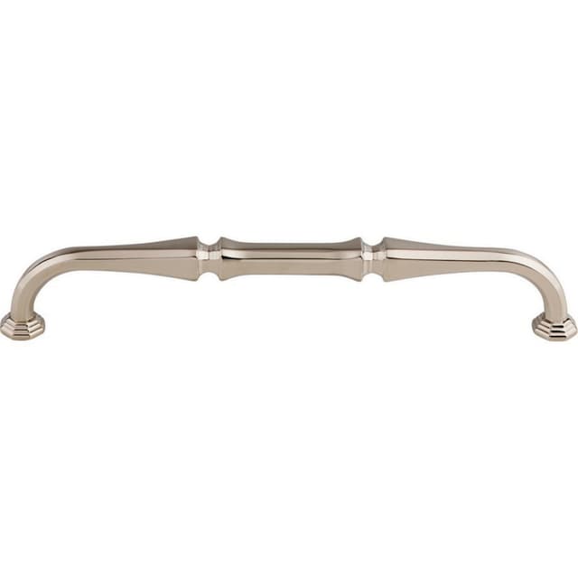 Top Knobs Chareau Series 7" (178 mm) Center to Center Polished Nickel Pull, - TK343PN