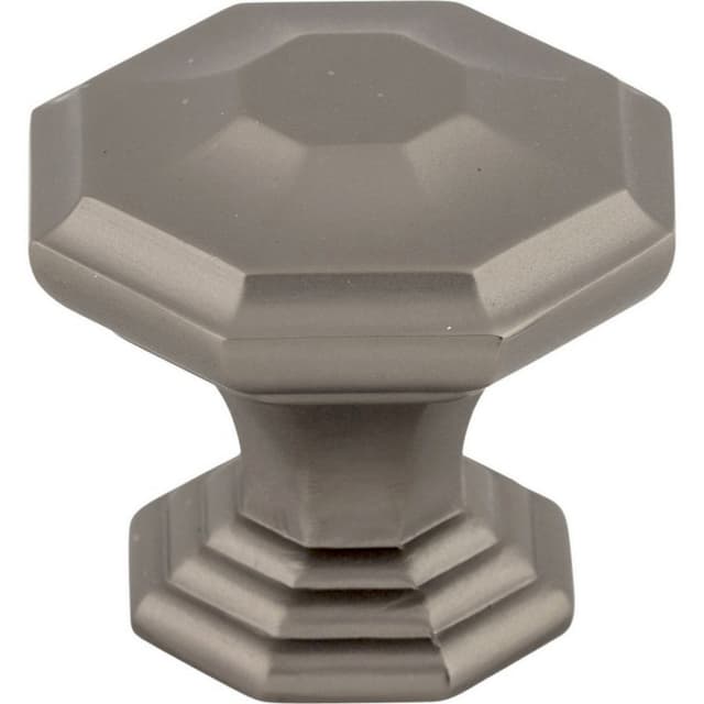 Top Knobs Chareau Series 1-1/2 in (38 mm) L x 1-1/2 in (38 mm) W Ash Gray Knob, - TK348AG
