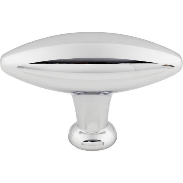 Top Knobs Chareau Series 2-5/16 in (59 mm) L x 3/4 in (19 mm) W Polished Chrome Knob, - TK381PC
