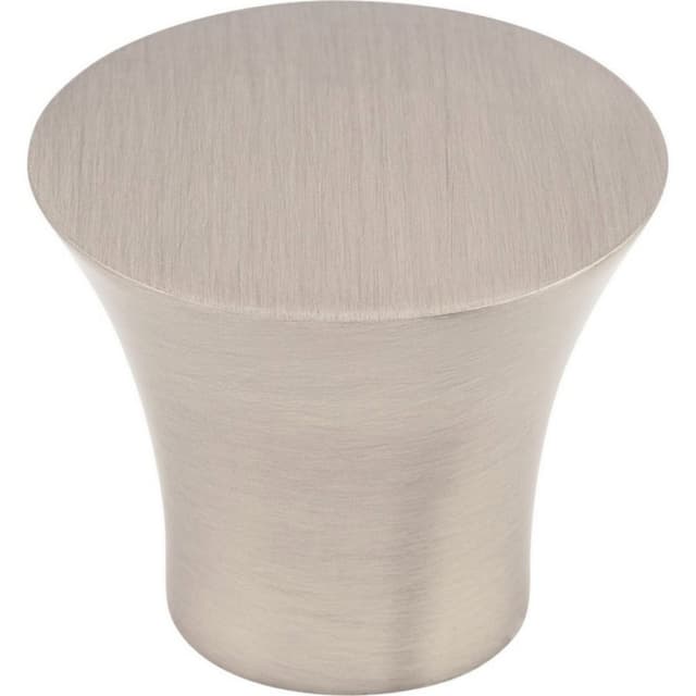 Top Knobs Chareau Series 1-15/16" (49 mm) Diameter Brushed Satin NickelKnob, - TK385BSN