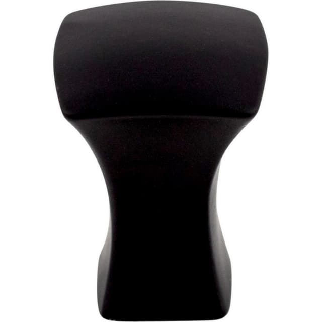 Top Knobs Mercer Series 3/4 in (19 mm) L x 3/4 in (19 mm) W Flat Black Knob, - TK550BLK