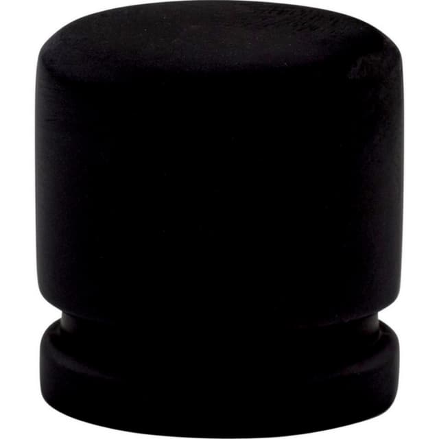 Top Knobs Sanctuary Series 1 in (25 mm) L x 1/2 in (12.5 mm) W Flat Black Knob, - TK57BLK