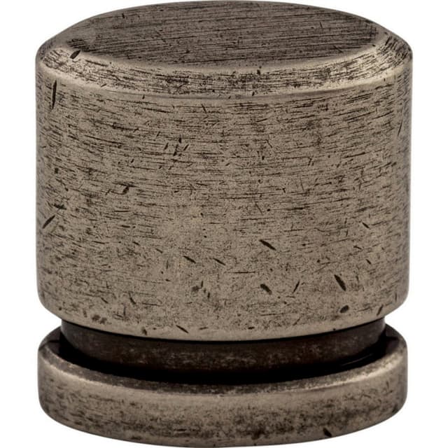 Top Knobs Sanctuary Series 1 in (25 mm) L x 1/2 in (12.5 mm) W Antique Pewter Knob, - TK57PTA
