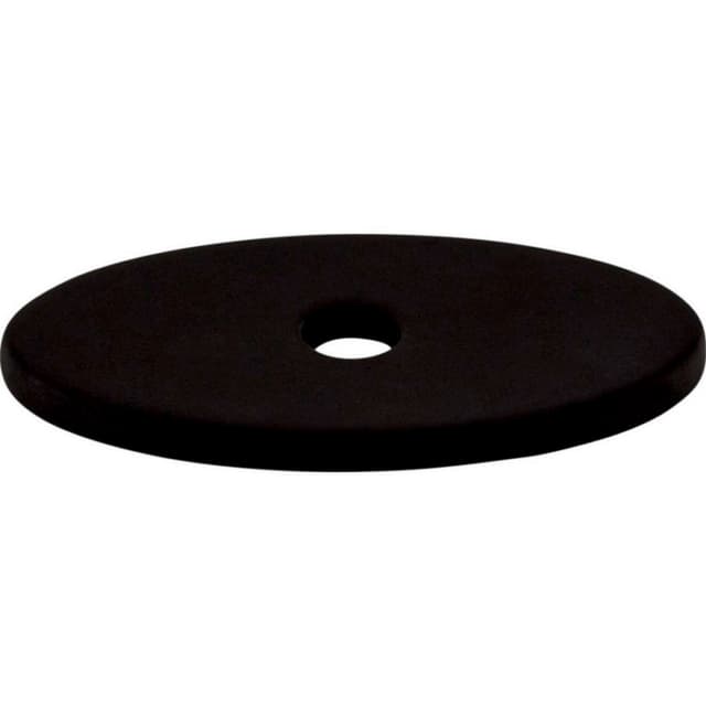 Small Oval Backplate Flat Black