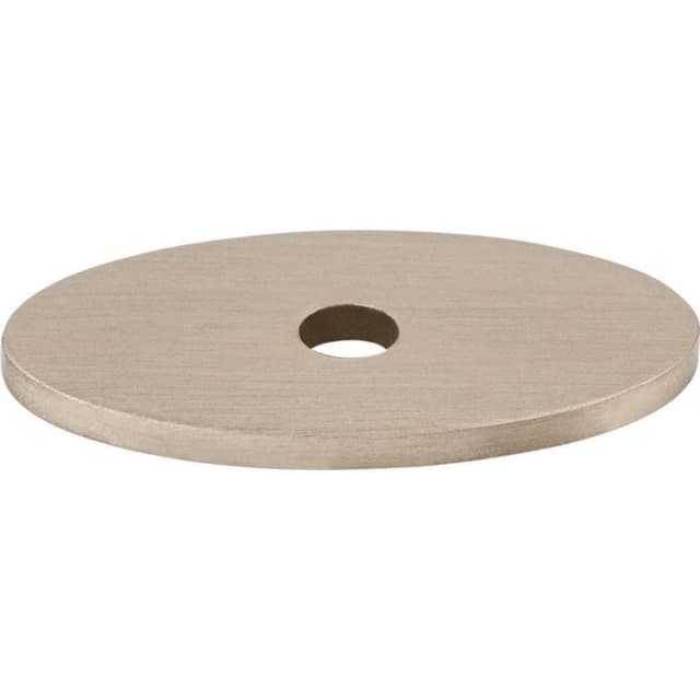 Small Oval Backplate Br. Satin Nickel