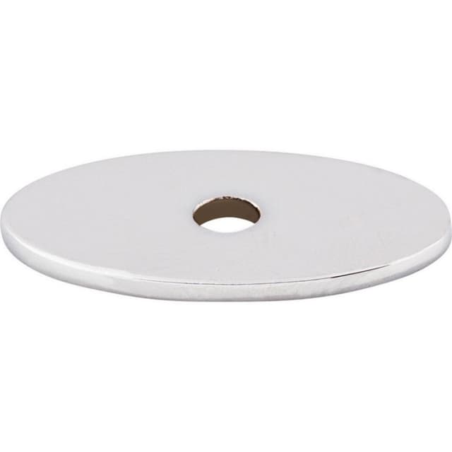 Small Oval Backplate Polished Chrome