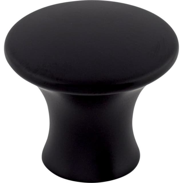 Top Knobs Mercer Series 1-5/16" (33 mm) Diameter Flat BlackKnob, - TK592BLK