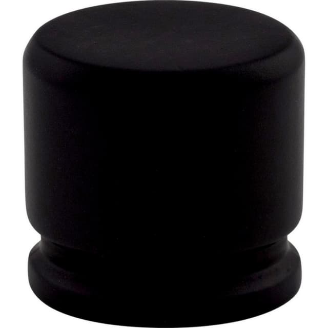 Top Knobs Sanctuary Series 1-1/8 in (28.5 mm) L x 11/16 in (17 mm) W Flat Black Knob, - TK59BLK