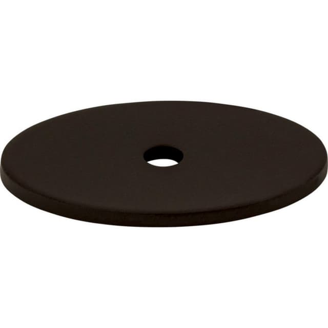 Medium Oval Backplate Flat Black