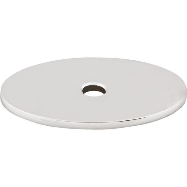 Medium Oval Backplate Polished Chrome