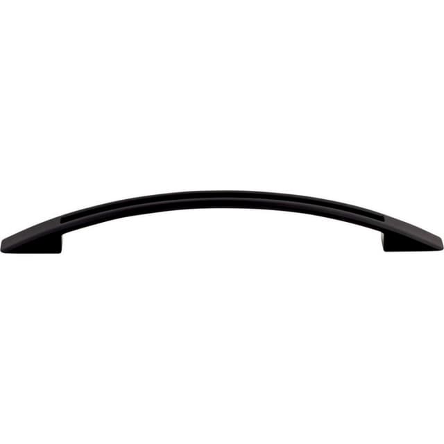 Top Knobs Mercer Series 6-5/16" (160 mm) Center to Center Flat Black Pull, - TK620BLK