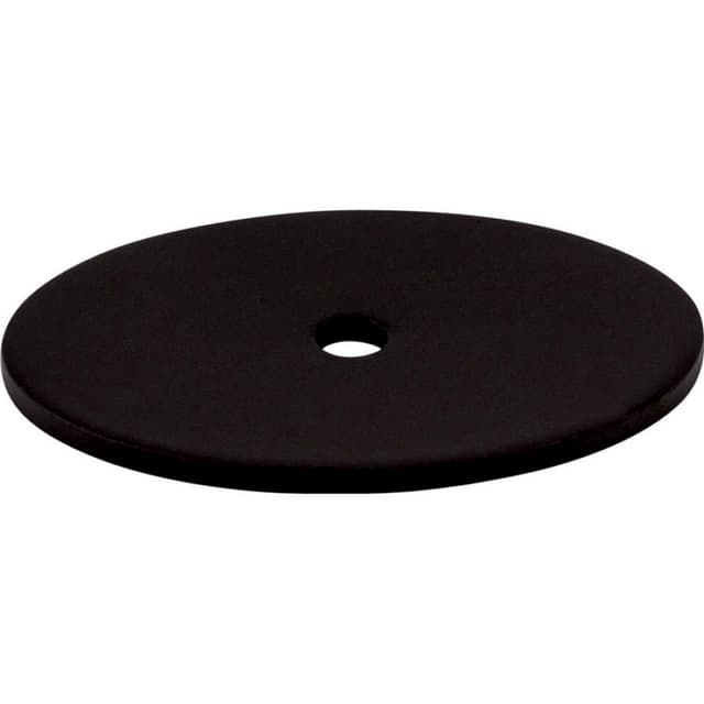 Large Oval Backplate Flat Black