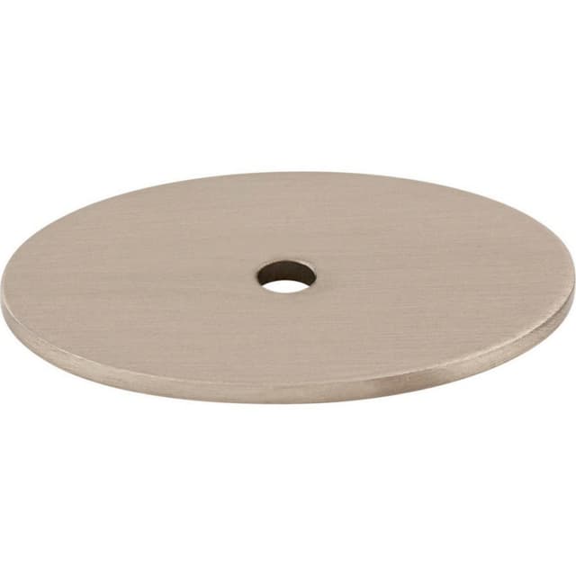 Large Oval Backplate Br Satin Nickel