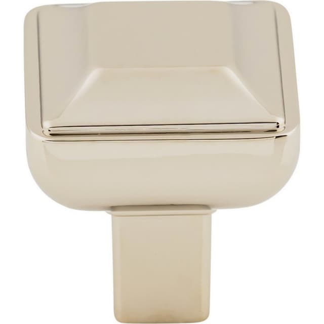 Top Knobs Transcend Series 1 in (25 mm) L x 1 in (25 mm) W Polished Nickel Knob, - TK670PN