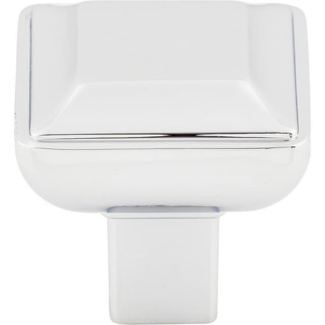 Top Knobs Transcend Series 1-1/8 in (28.5 mm) L x 1-1/8 in (29 mm) W Polished Chrome Knob, - TK671PC