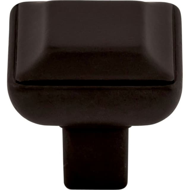 Top Knobs Transcend Series 1-1/8 in (28.5 mm) L x 1-1/8 in (29 mm) W Sable Knob, - TK671SAB