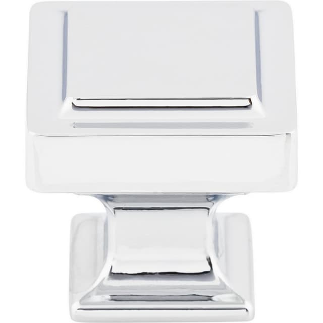 Top Knobs Transcend Series 1-1/4 in (32 mm) L x 1-1/4 in (32 mm) W Polished Chrome Knob, - TK702PC