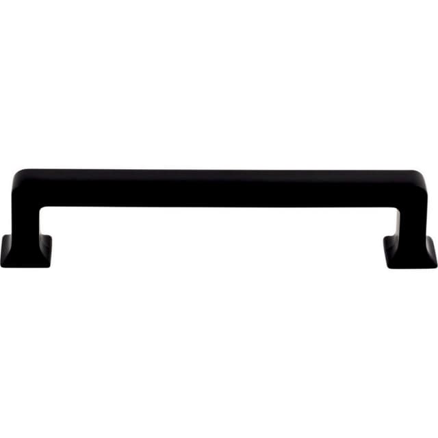 Top Knobs Transcend Series 5-1/16" (128 mm) Center to Center Flat Black Pull, - TK704BLK