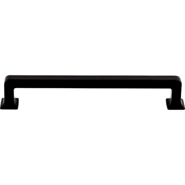 Top Knobs Transcend Series 6-5/16" (160 mm) Center to Center Flat Black Pull, - TK705BLK