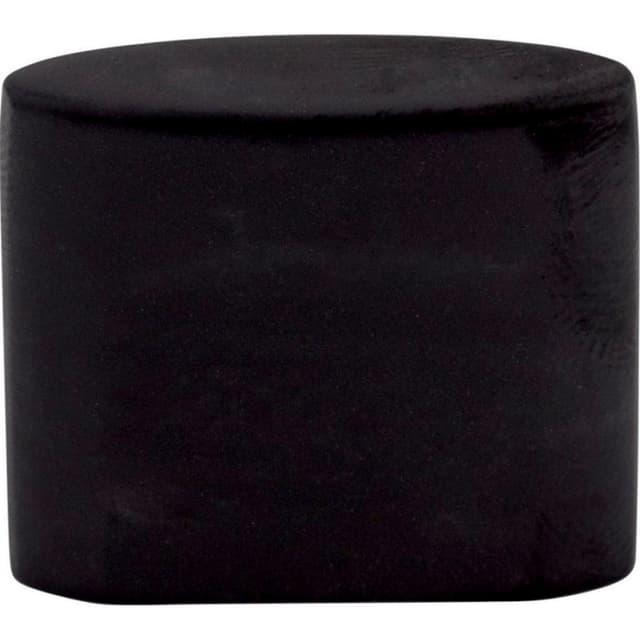 Top Knobs Sanctuary Series 1-1/4 in (32 mm) L x 3/8 in (10 mm) W Flat Black Knob, - TK73BLK