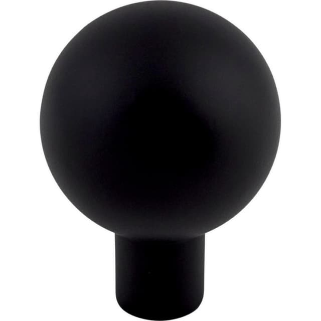 Top Knobs Barrington Series 1" (25 mm) Diameter Flat BlackKnob, - TK761BLK