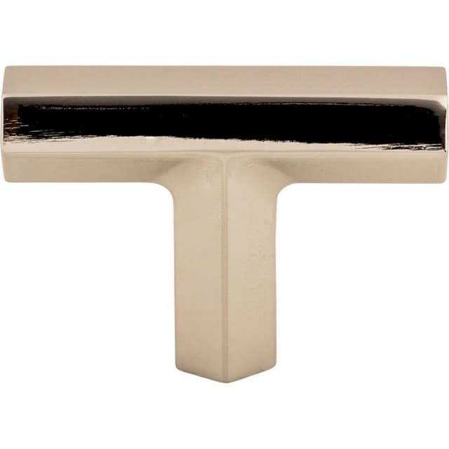 Top Knobs Serene Series 1-3/4 in (44 mm) L x 7/16 in (11 mm) W Polished Nickel Knob, - TK790PN