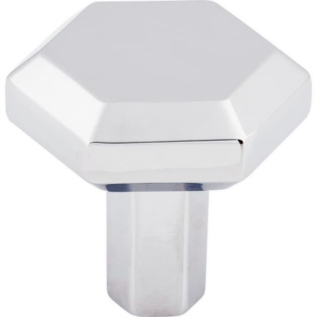 Top Knobs Serene Series 1-1/8 in (28.5 mm) L x 1-1/8 in (29 mm) W Polished Chrome Knob, - TK791PC