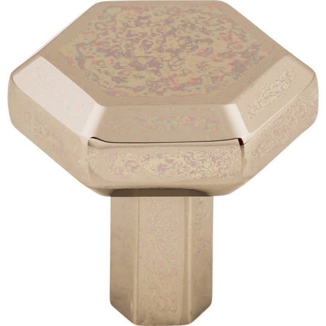 Top Knobs Serene Series 1-1/8 in (28.5 mm) L x 1-1/8 in (29 mm) W Polished Nickel Knob, - TK791PN