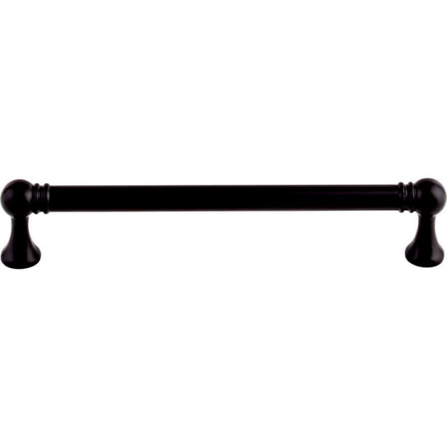 Top Knobs Serene Series 6-5/16" (160 mm) Center to Center Flat Black Pull, - TK804BLK