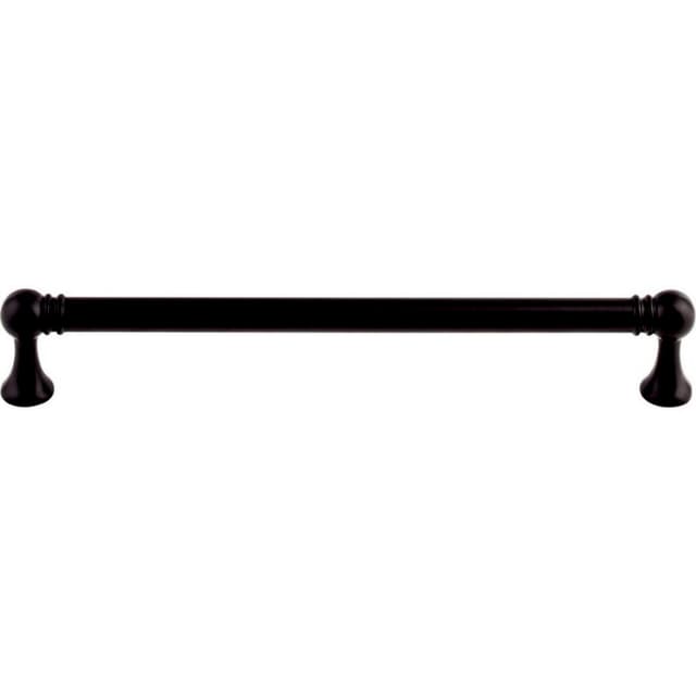 Top Knobs Serene Series 7-9/16" (192 mm) Center to Center Flat Black Pull, - TK805BLK