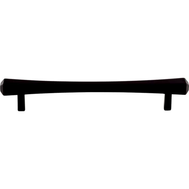 Top Knobs Serene Series 6-5/16" (160 mm) Center to Center Flat Black Pull, - TK814BLK